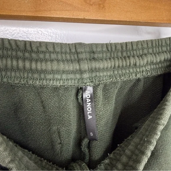 ADANOLA Dark Olive Green Jogger Sweatpants - Picture 5 of 7